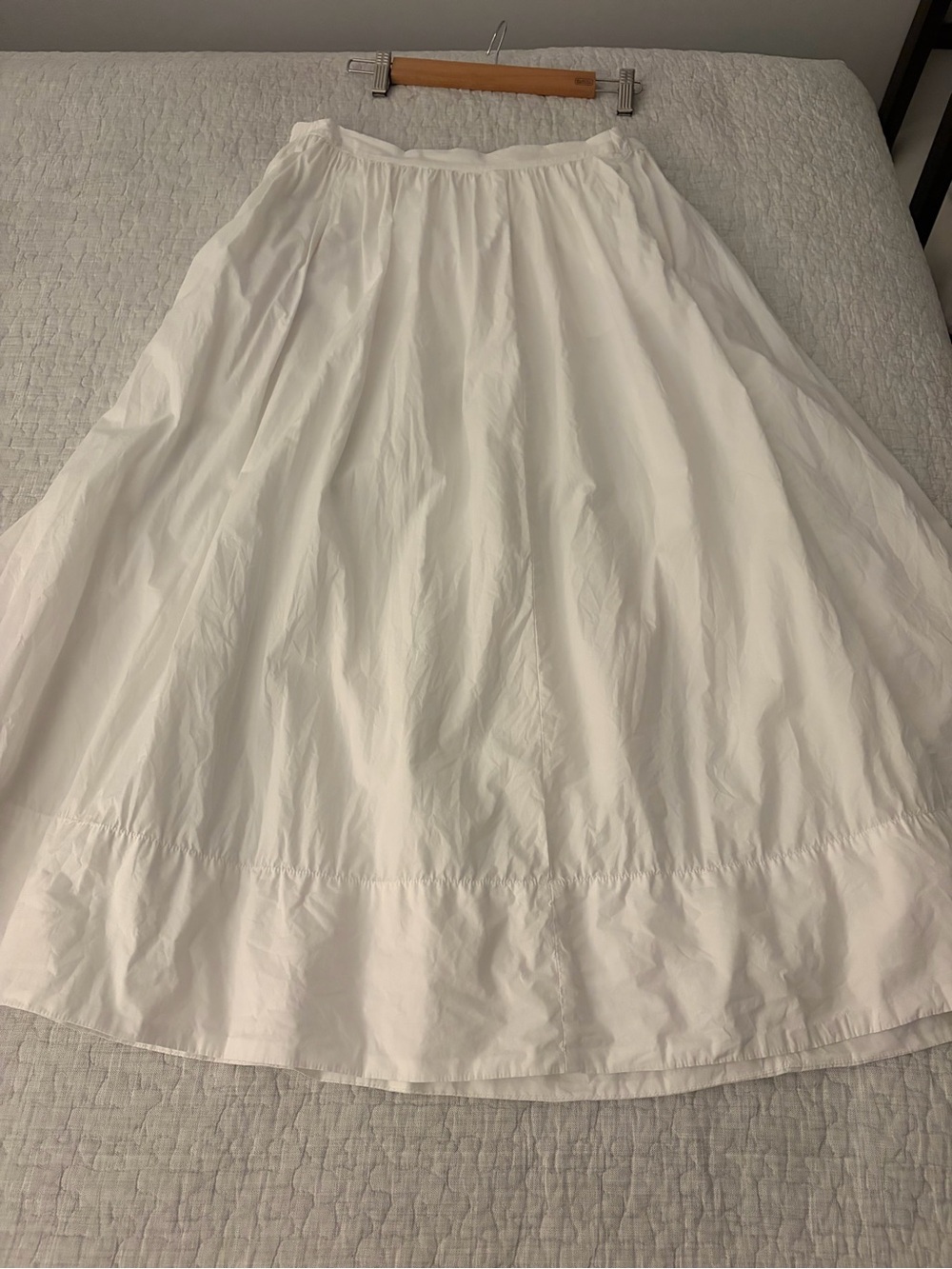 American Eagle Outfitters White Full Midi Skirt